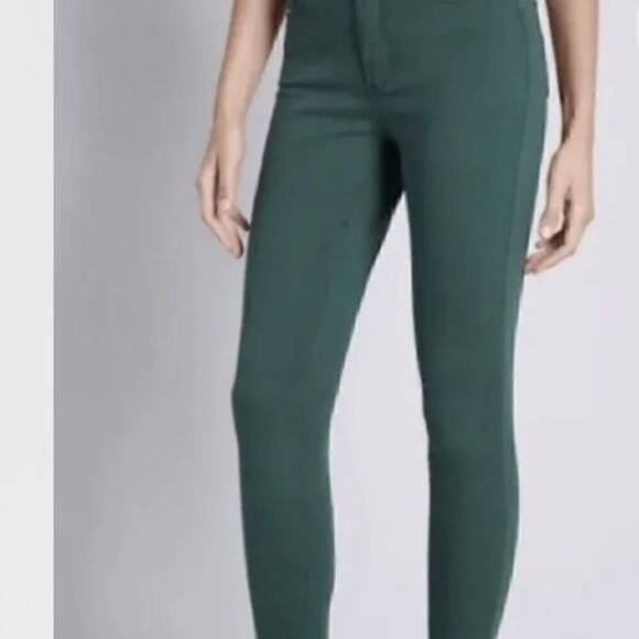 Madewell Denim - Madewell Skinny Skinny Dark Green Jeans Size 24 Modal Blend